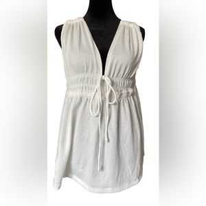 Nectar White Deep V Too NWT